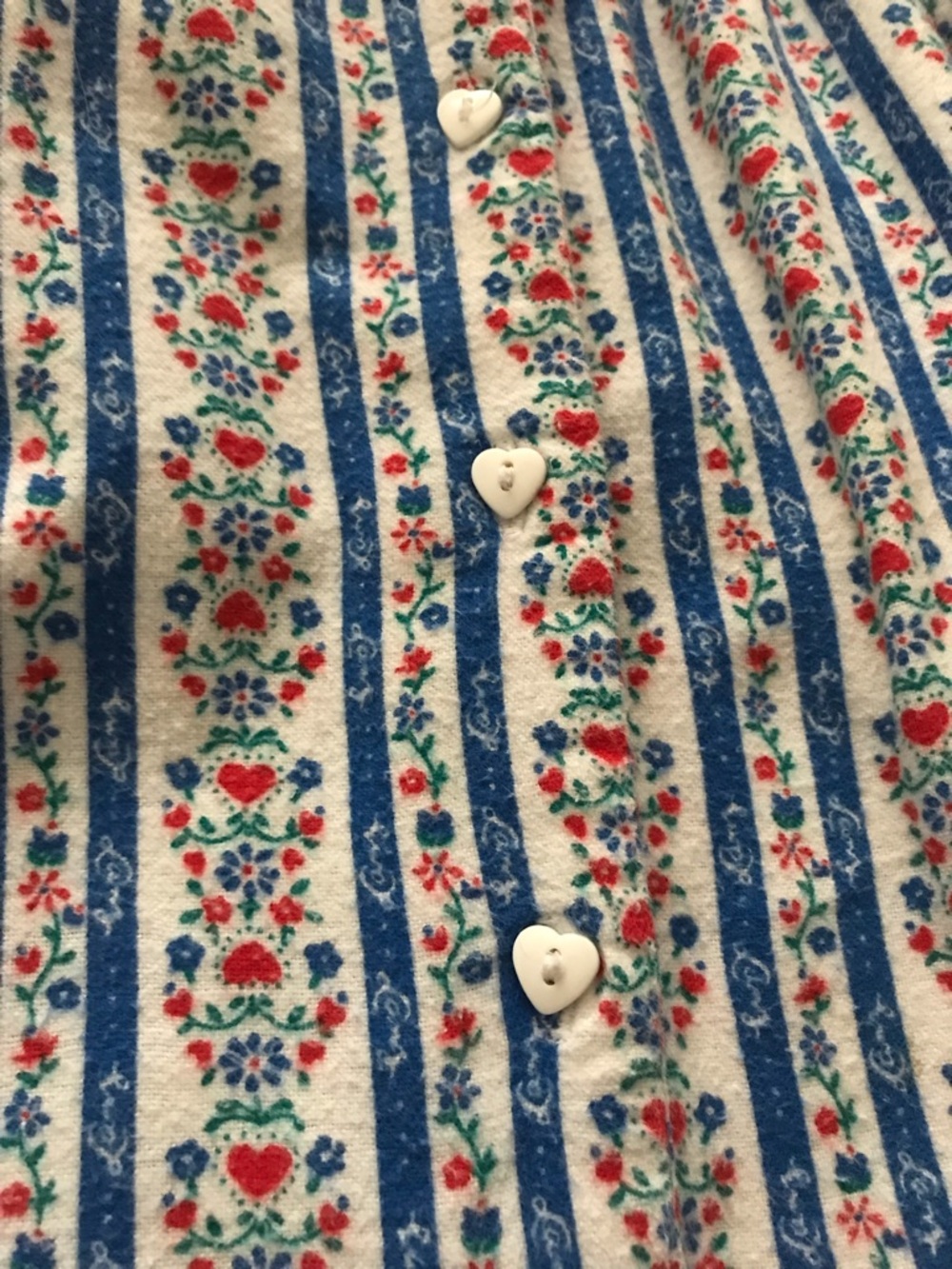 Vintage Cotton Lanz of Salzburg Flannel Nightgown - Picture 11 of 12